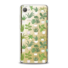 Lex Altern TPU Silicone HTC Case Tropical Potted Plants