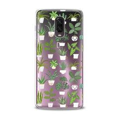 Lex Altern TPU Silicone OnePlus Case Tropical Potted Plants