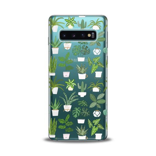 Lex Altern Tropical Potted Plants Samsung Galaxy Case