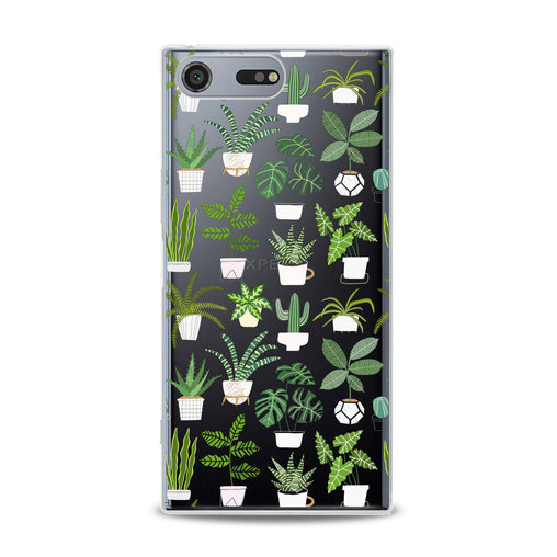 Lex Altern Tropical Potted Plants Sony Xperia Case