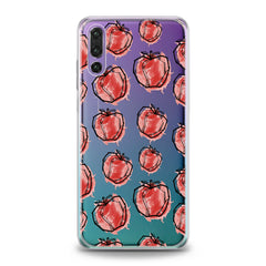Lex Altern Red Drawing Apple Huawei Honor Case
