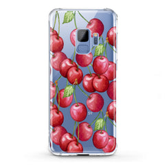 Lex Altern TPU Silicone Samsung Galaxy Case Watercolor Cherries