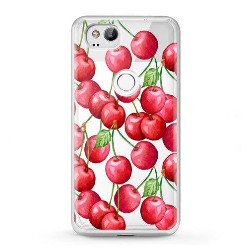 Lex Altern Google Pixel Case Watercolor Cherries