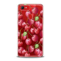 Lex Altern TPU Silicone Oppo Case Watercolor Cherries