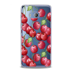 Lex Altern TPU Silicone HTC Case Watercolor Cherries