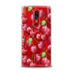 Lex Altern TPU Silicone OnePlus Case Watercolor Cherries
