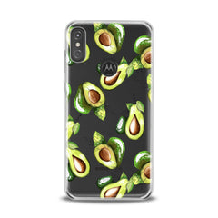 Lex Altern TPU Silicone Motorola Case Bright Avocado Pattern