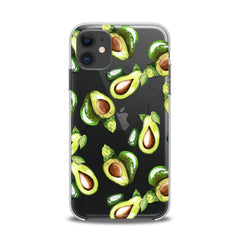 Lex Altern TPU Silicone iPhone Case Bright Avocado Pattern