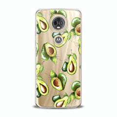 Lex Altern TPU Silicone Motorola Case Bright Avocado Pattern