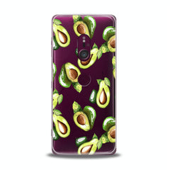 Lex Altern TPU Silicone Sony Xperia Case Bright Avocado Pattern