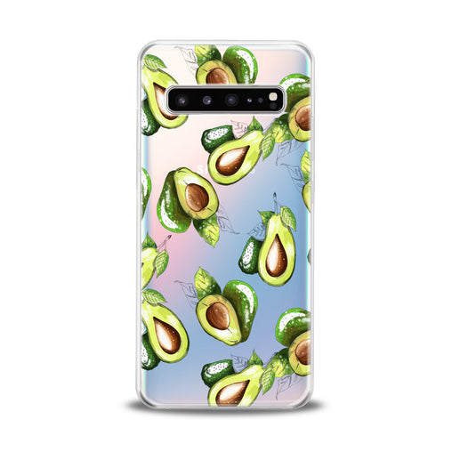 Lex Altern Bright Avocado Pattern Samsung Galaxy Case