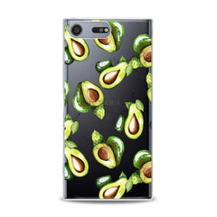Lex Altern TPU Silicone Sony Xperia Case Bright Avocado Pattern