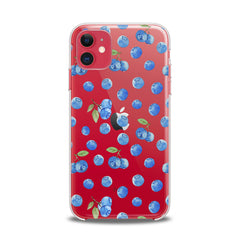 Lex Altern TPU Silicone iPhone Case Watercolor Blueberries