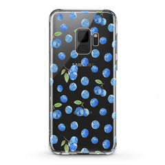 Lex Altern TPU Silicone Samsung Galaxy Case Watercolor Blueberries