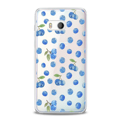 Lex Altern TPU Silicone HTC Case Watercolor Blueberries