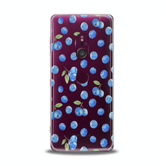 Lex Altern TPU Silicone Sony Xperia Case Watercolor Blueberries