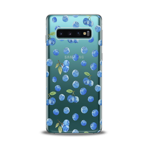 Lex Altern Watercolor Blueberries Samsung Galaxy Case
