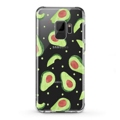 Lex Altern TPU Silicone Samsung Galaxy Case Green Avocado Pattern
