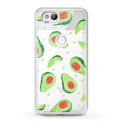 Lex Altern TPU Silicone Google Pixel Case Green Avocado Pattern