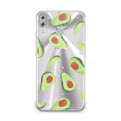 Lex Altern TPU Silicone Asus Zenfone Case Green Avocado Pattern
