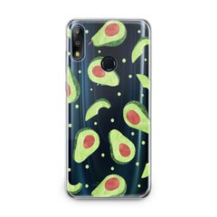 Lex Altern TPU Silicone Asus Zenfone Case Green Avocado Pattern