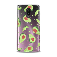 Lex Altern TPU Silicone OnePlus Case Green Avocado Pattern