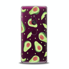 Lex Altern TPU Silicone Sony Xperia Case Green Avocado Pattern