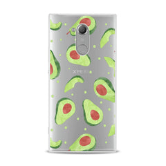 Lex Altern TPU Silicone Sony Xperia Case Green Avocado Pattern