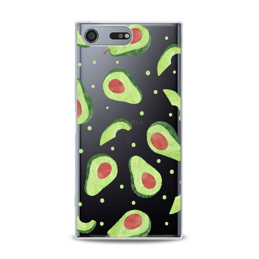 Lex Altern Green Avocado Pattern Sony Xperia Case