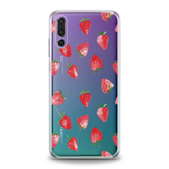 Lex Altern TPU Silicone Huawei Honor Case Painted Strawberries