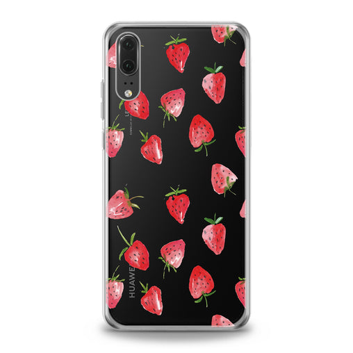 Lex Altern Painted Strawberries Huawei Honor Case