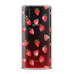 Lex Altern TPU Silicone VIVO Case Painted Strawberries