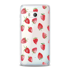 Lex Altern TPU Silicone HTC Case Painted Strawberries