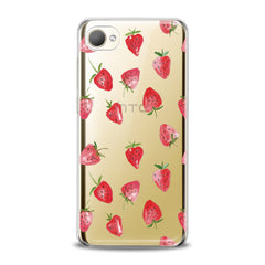Lex Altern TPU Silicone HTC Case Painted Strawberries