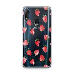 Lex Altern TPU Silicone Asus Zenfone Case Painted Strawberries