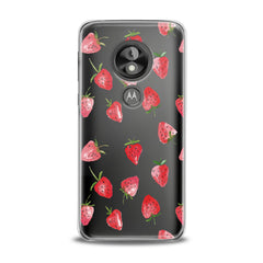 Lex Altern TPU Silicone Phone Case Painted Strawberries