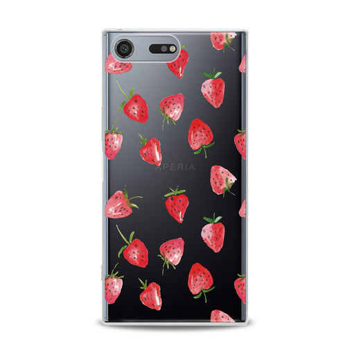 Lex Altern Painted Strawberries Sony Xperia Case