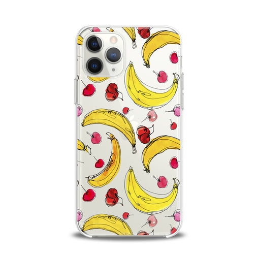 Lex Altern TPU Silicone iPhone Case Bright Banana Print