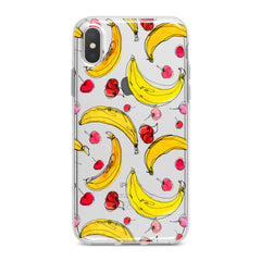 Lex Altern Bright Banana Print Phone Case for your iPhone & Android phone.