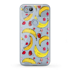 Lex Altern TPU Silicone Google Pixel Case Bright Banana Print