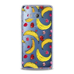 Lex Altern TPU Silicone HTC Case Bright Banana Print