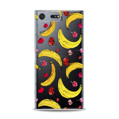Lex Altern TPU Silicone Sony Xperia Case Bright Banana Print