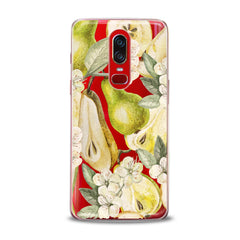Lex Altern TPU Silicone OnePlus Case Juicy Floral Pear