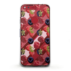 Lex Altern TPU Silicone Google Pixel Case Colorful Raspberries