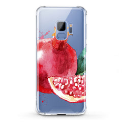 Lex Altern TPU Silicone Samsung Galaxy Case Watercolor Garnet