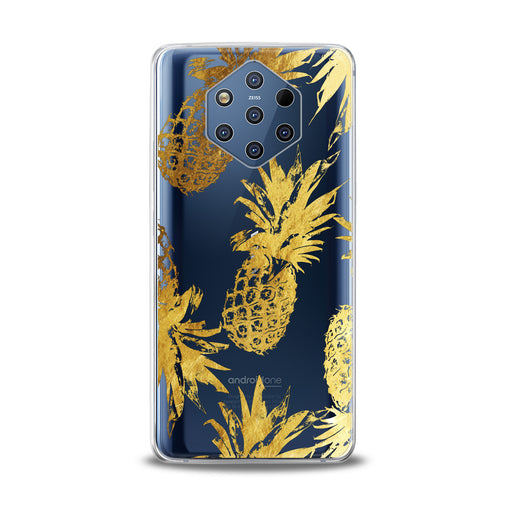 Lex Altern Golden Pineapple Design Nokia Case