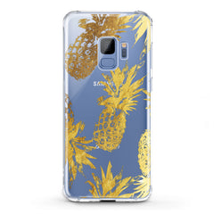 Lex Altern TPU Silicone Samsung Galaxy Case Golden Pineapple Design
