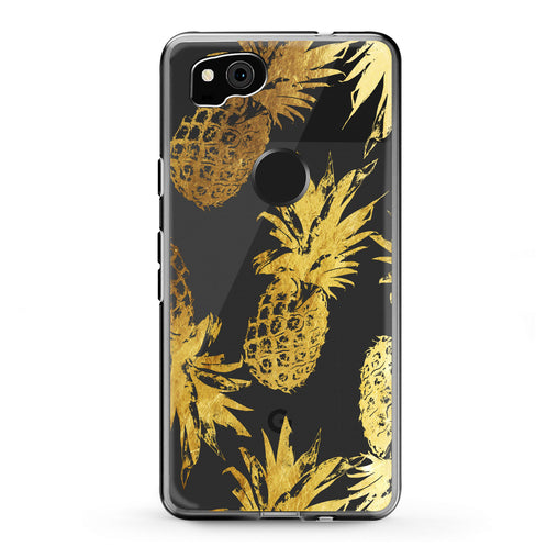 Lex Altern Google Pixel Case Golden Pineapple Design
