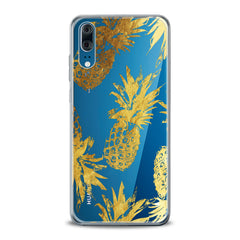 Lex Altern TPU Silicone Huawei Honor Case Golden Pineapple Design