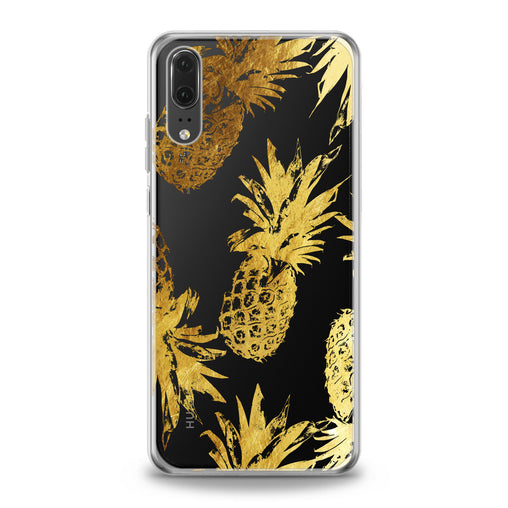 Lex Altern Golden Pineapple Design Huawei Honor Case